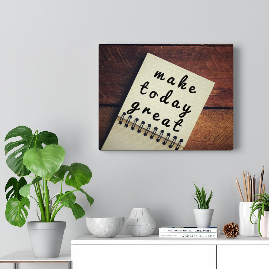 Scripture Walls Inspirational Wall Art Make Today Great Motivational Print Ready to Hang Artwork Unframed-Express Your Love Gifts