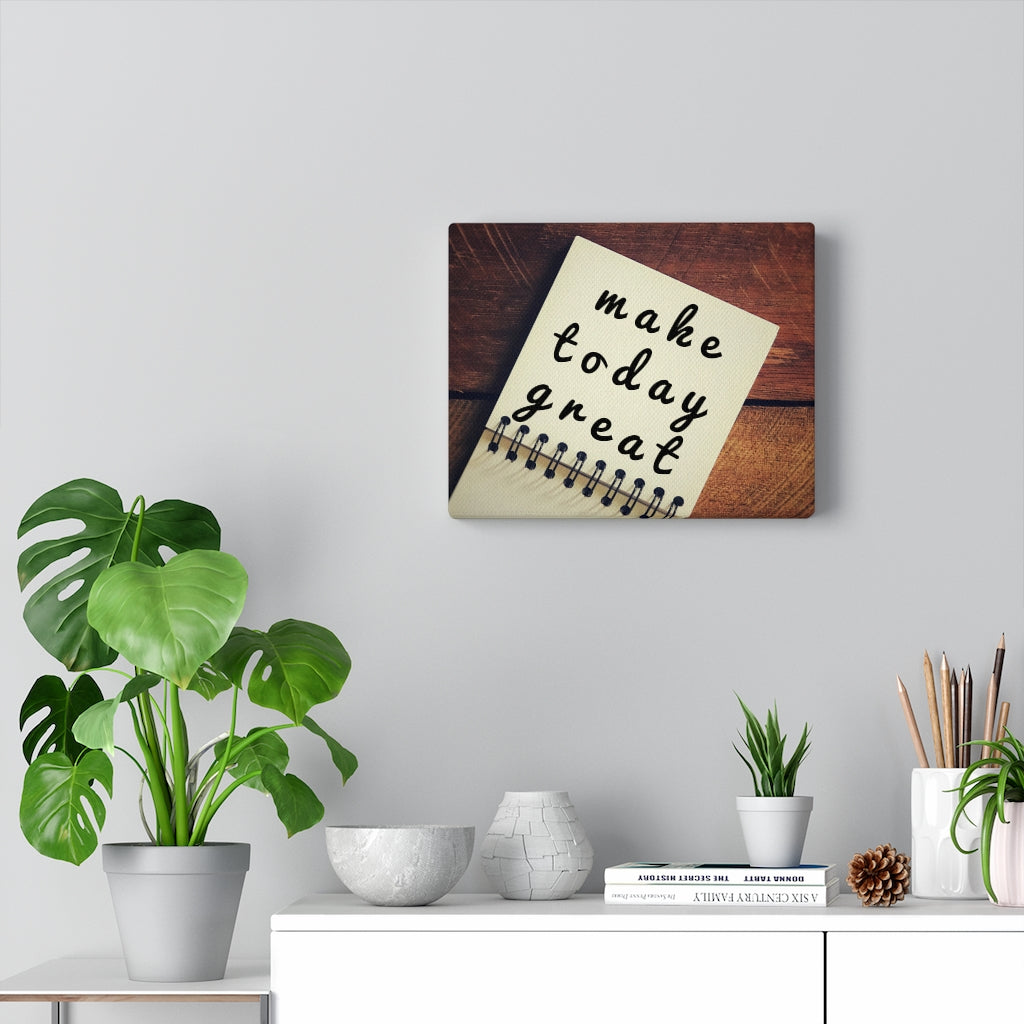 Scripture Walls Inspirational Wall Art Make Today Great Motivational Print Ready to Hang Artwork Unframed-Express Your Love Gifts