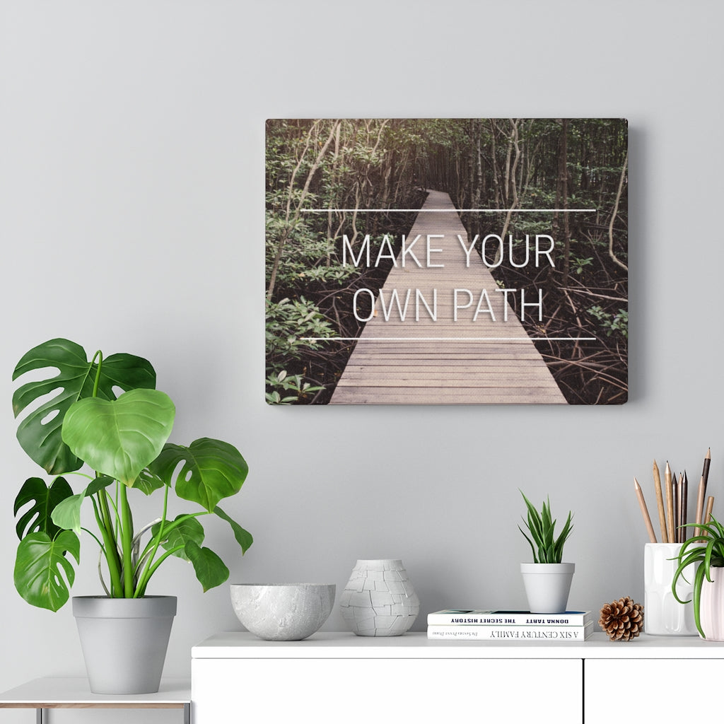 Scripture Walls Inspirational Wall Art Make Your Own Path Motivational Print Ready to Hang Artwork Unframed-Express Your Love Gifts