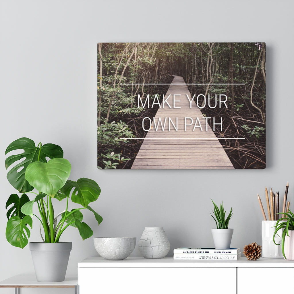 Scripture Walls Inspirational Wall Art Make Your Own Path Motivational Print Ready to Hang Artwork Unframed-Express Your Love Gifts