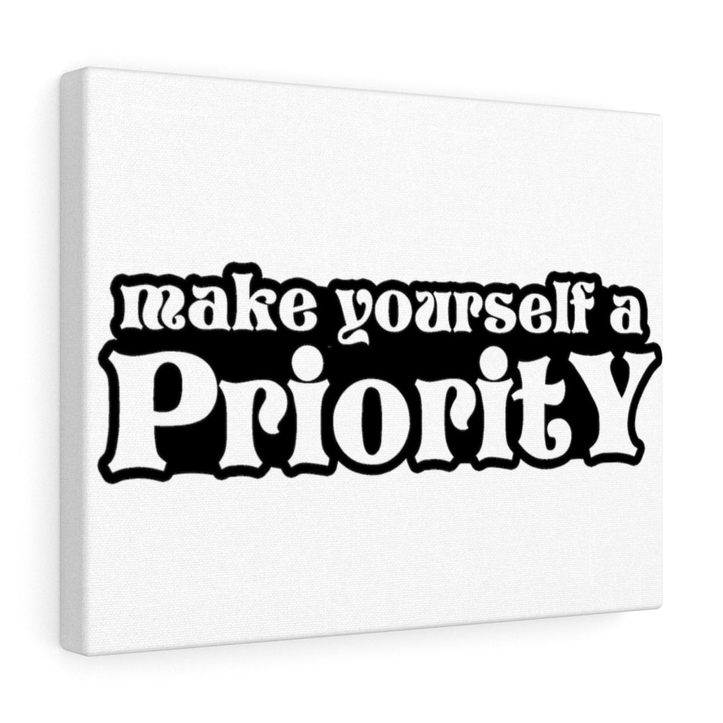 Scripture Walls Inspirational Wall Art Make Yourself A Priority Wall Art Motivation Wall Decor for Home Office Gym Inspiring Success Quote Print Ready to Hang Unframed-Express Your Love Gifts