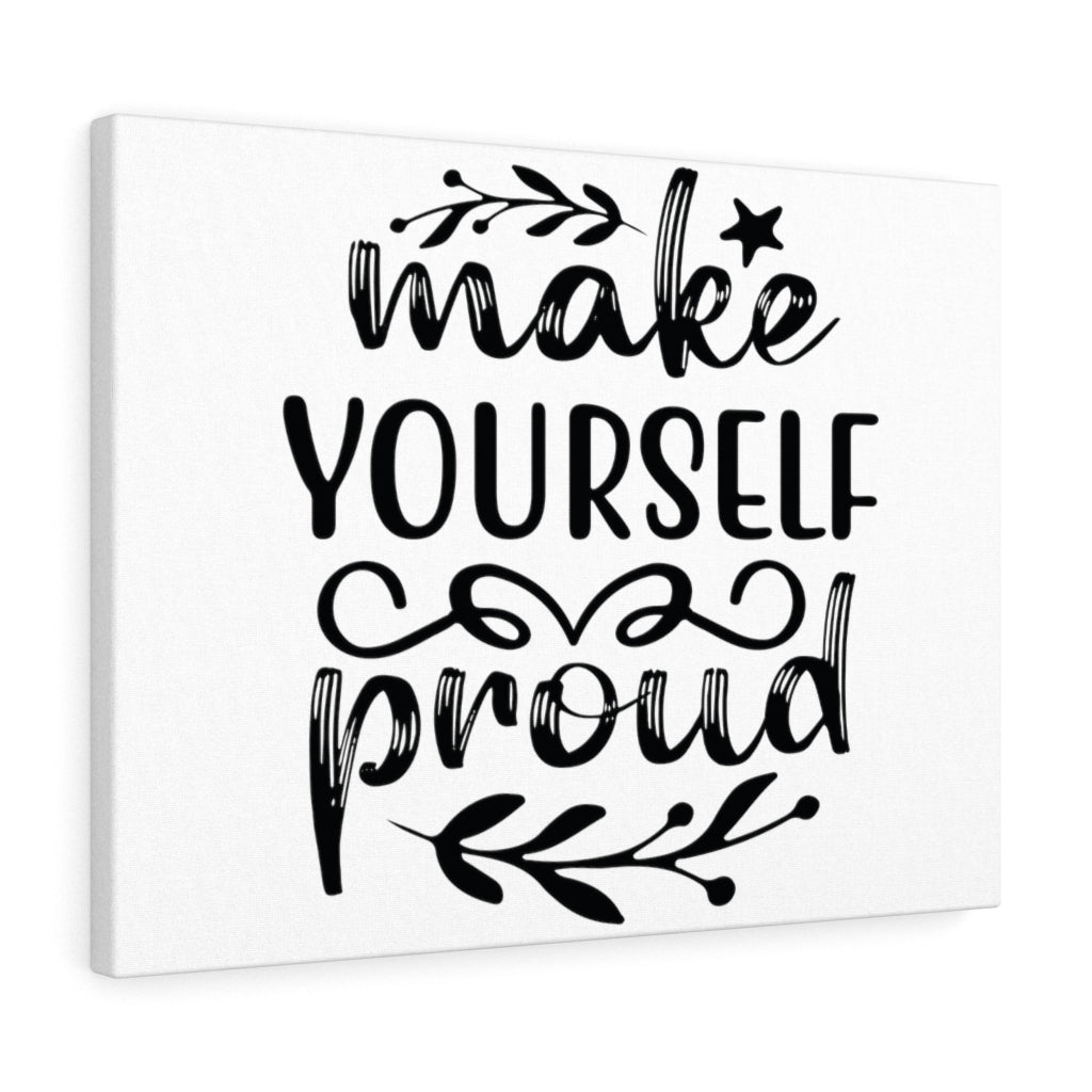 Scripture Walls Inspirational Wall Art Make Yourself Proud Star Wall Art Motivation Wall Decor for Home Office Gym Inspiring Success Quote Print Ready to Hang Unframed-Express Your Love Gifts