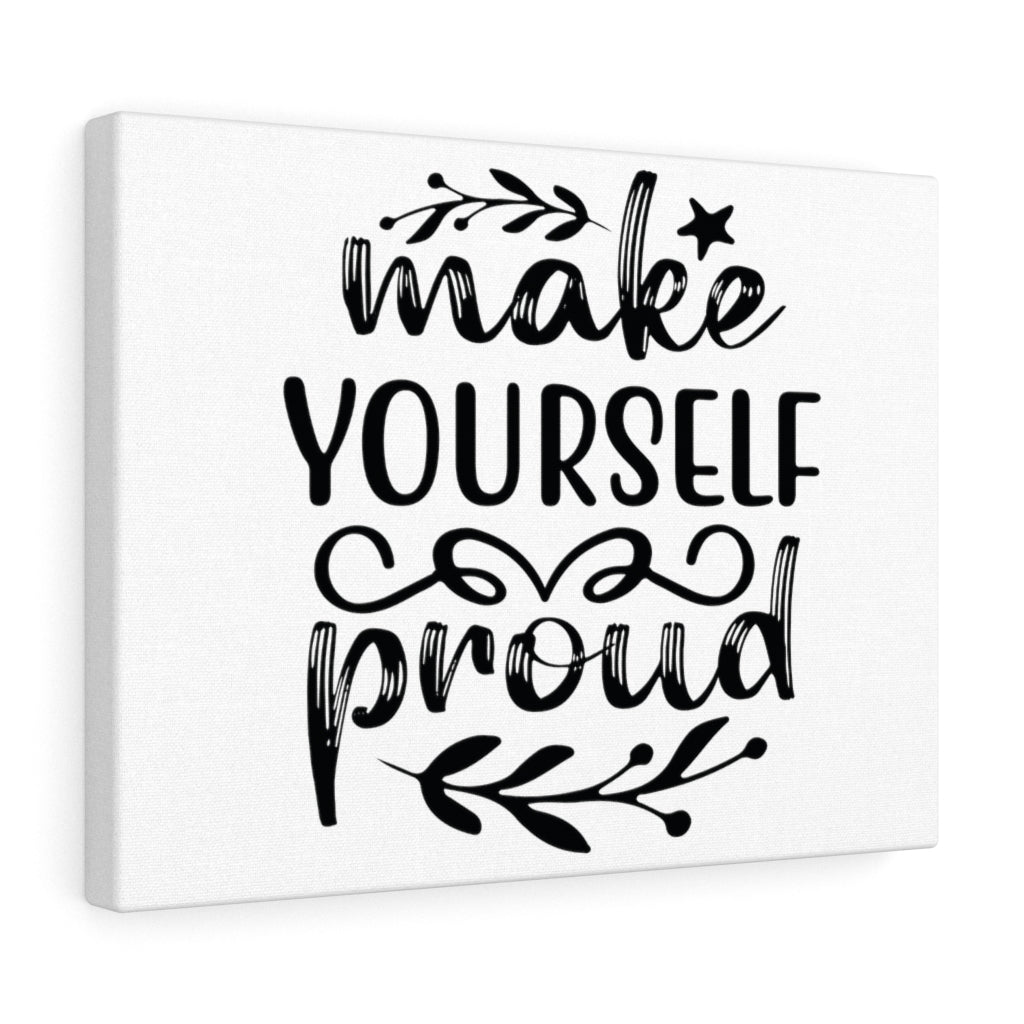 Scripture Walls Inspirational Wall Art Make Yourself Proud Star Wall Art Motivation Wall Decor for Home Office Gym Inspiring Success Quote Print Ready to Hang Unframed-Express Your Love Gifts
