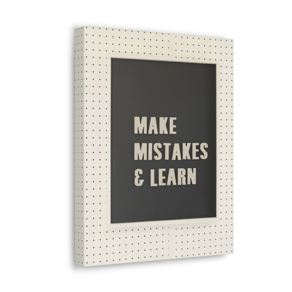 Scripture Walls Inspirational Wall Art Makes Mistakes And Learn Motivational Print Ready to Hang Artwork Unframed-Express Your Love Gifts