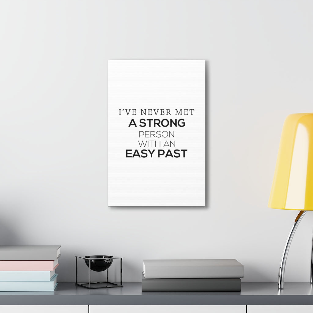 Scripture Walls Inspirational Wall Art Met A Strong Person Motivation Wall Decor for Home Office Gym Inspiring Success Quote Print Ready to Hang Unframed-Express Your Love Gifts