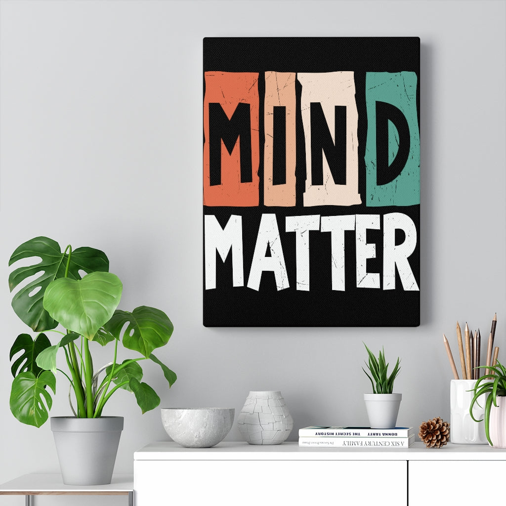 Scripture Walls Inspirational Wall Art Mind Matter Wall Art Motivation Wall Decor for Home Office Gym Inspiring Success Quote Print Ready to Hang Unframed-Express Your Love Gifts