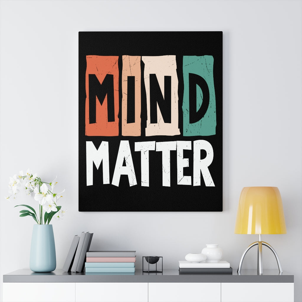 Scripture Walls Inspirational Wall Art Mind Matter Wall Art Motivation Wall Decor for Home Office Gym Inspiring Success Quote Print Ready to Hang Unframed-Express Your Love Gifts