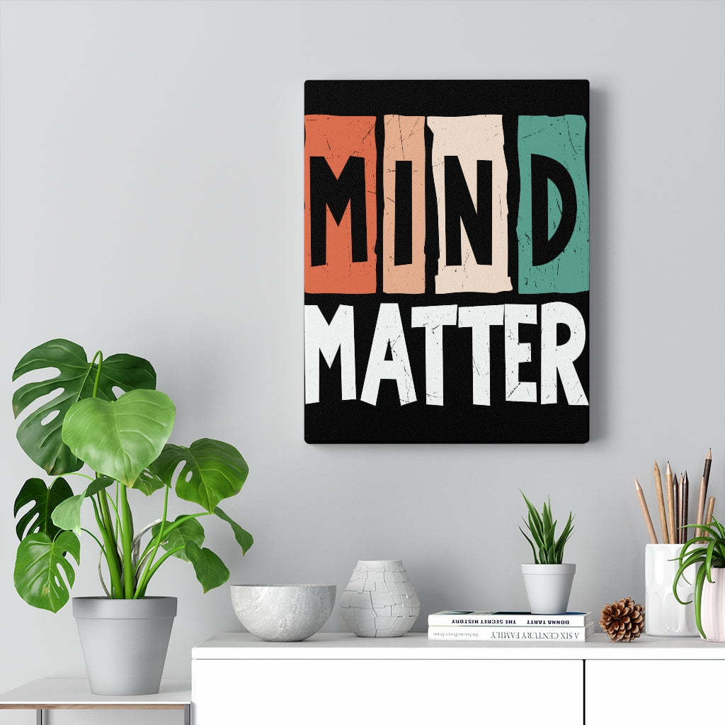 Scripture Walls Inspirational Wall Art Mind Matter Wall Art Motivation Wall Decor for Home Office Gym Inspiring Success Quote Print Ready to Hang Unframed-Express Your Love Gifts