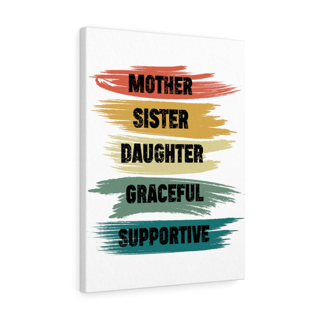 Scripture Walls Inspirational Wall Art Mother Graceful Supportive Wall Art Motivation Wall Decor for Home Office Gym Inspiring Success Quote Print Ready to Hang Unframed-Express Your Love Gifts