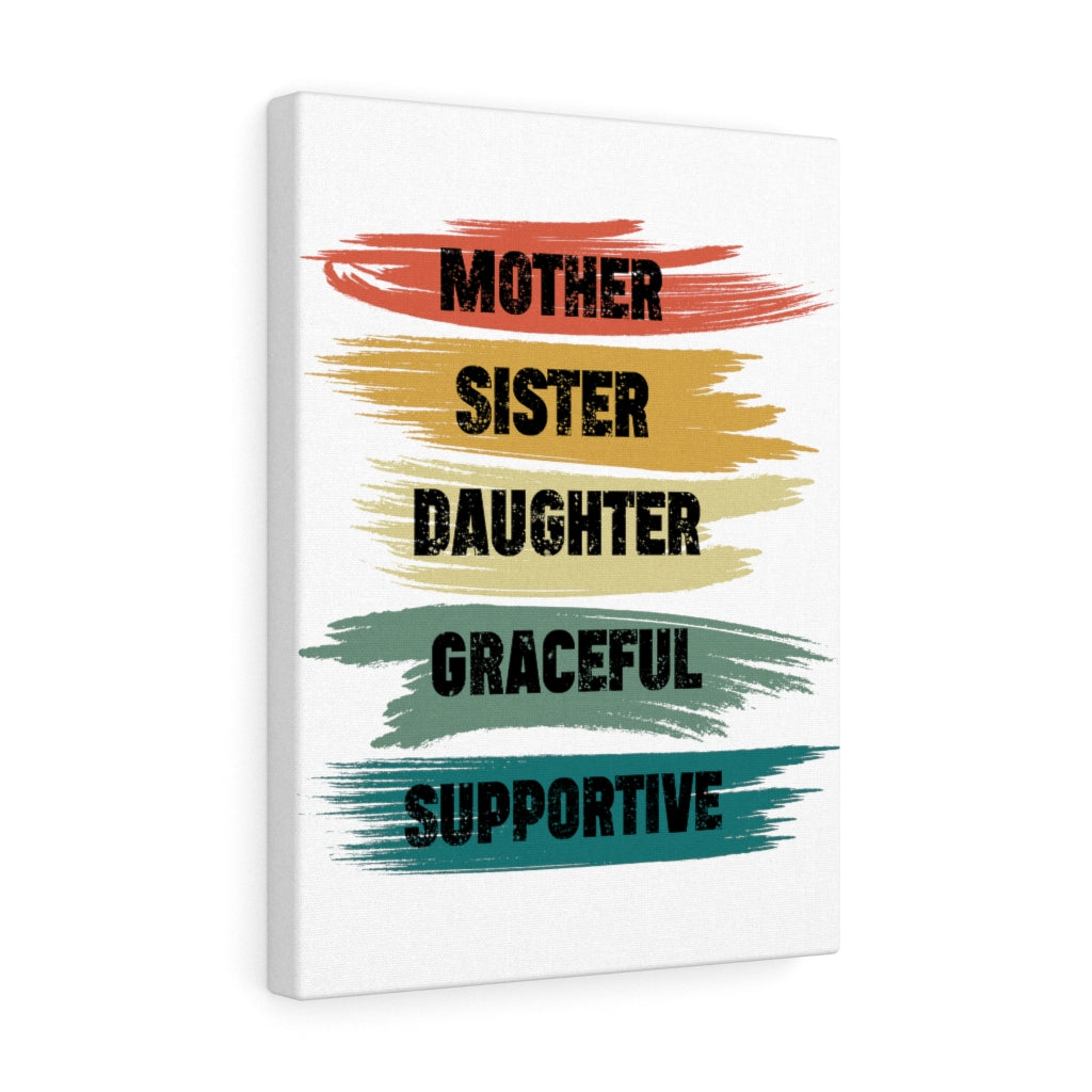 Scripture Walls Inspirational Wall Art Mother Graceful Supportive Wall Art Motivation Wall Decor for Home Office Gym Inspiring Success Quote Print Ready to Hang Unframed-Express Your Love Gifts