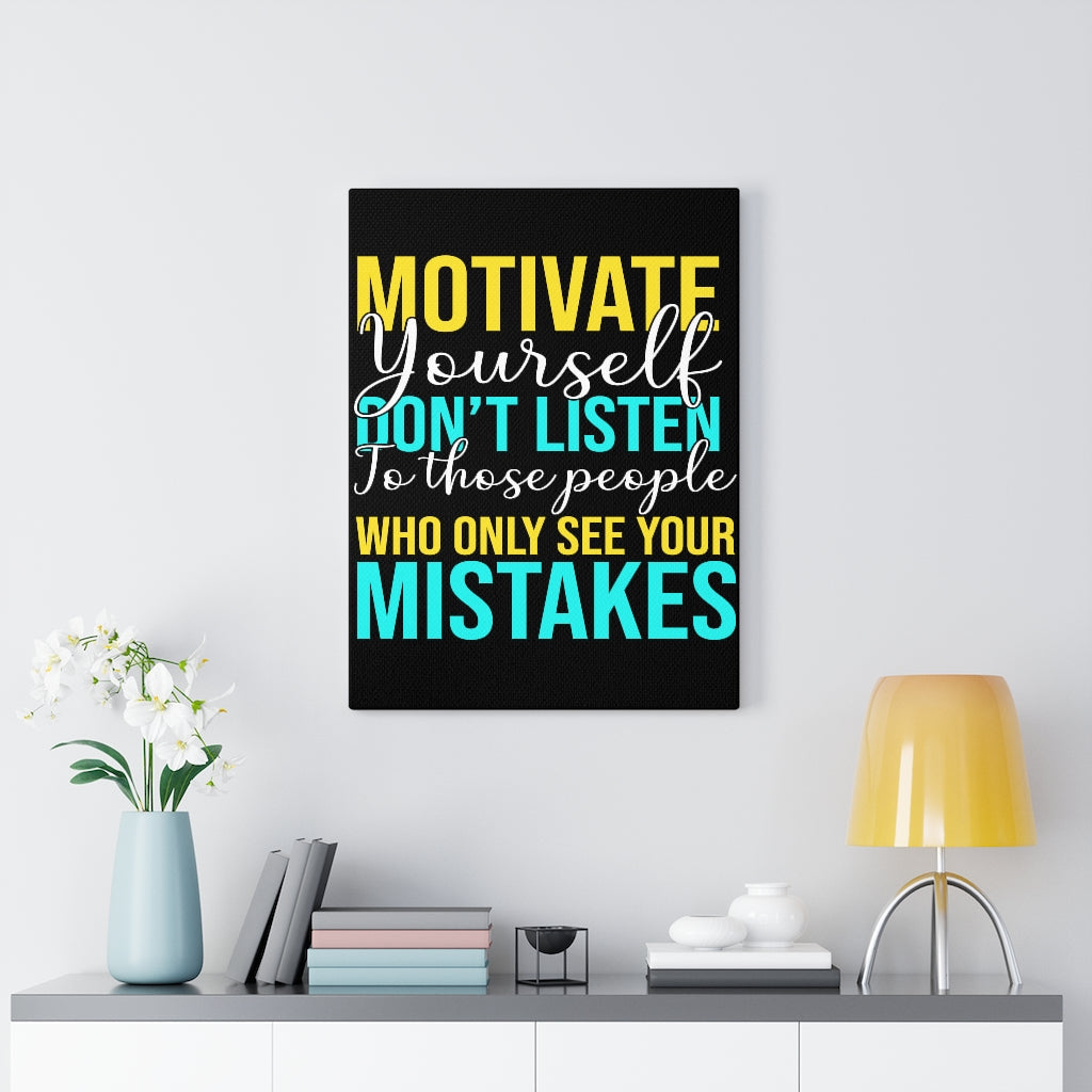 Scripture Walls Inspirational Wall Art Motivate Yourself Wall Art Motivation Wall Decor for Home Office Gym Inspiring Success Quote Print Ready to Hang Unframed-Express Your Love Gifts