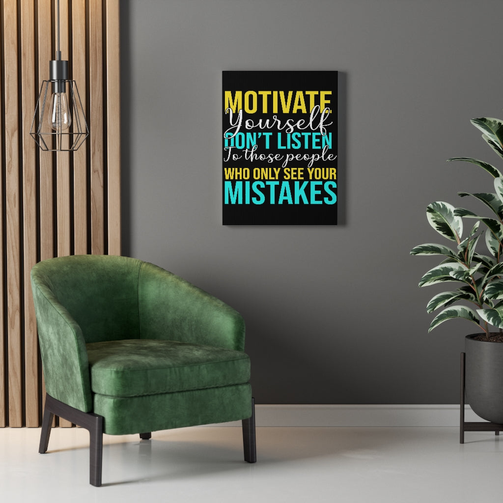 Scripture Walls Inspirational Wall Art Motivate Yourself Wall Art Motivation Wall Decor for Home Office Gym Inspiring Success Quote Print Ready to Hang Unframed-Express Your Love Gifts