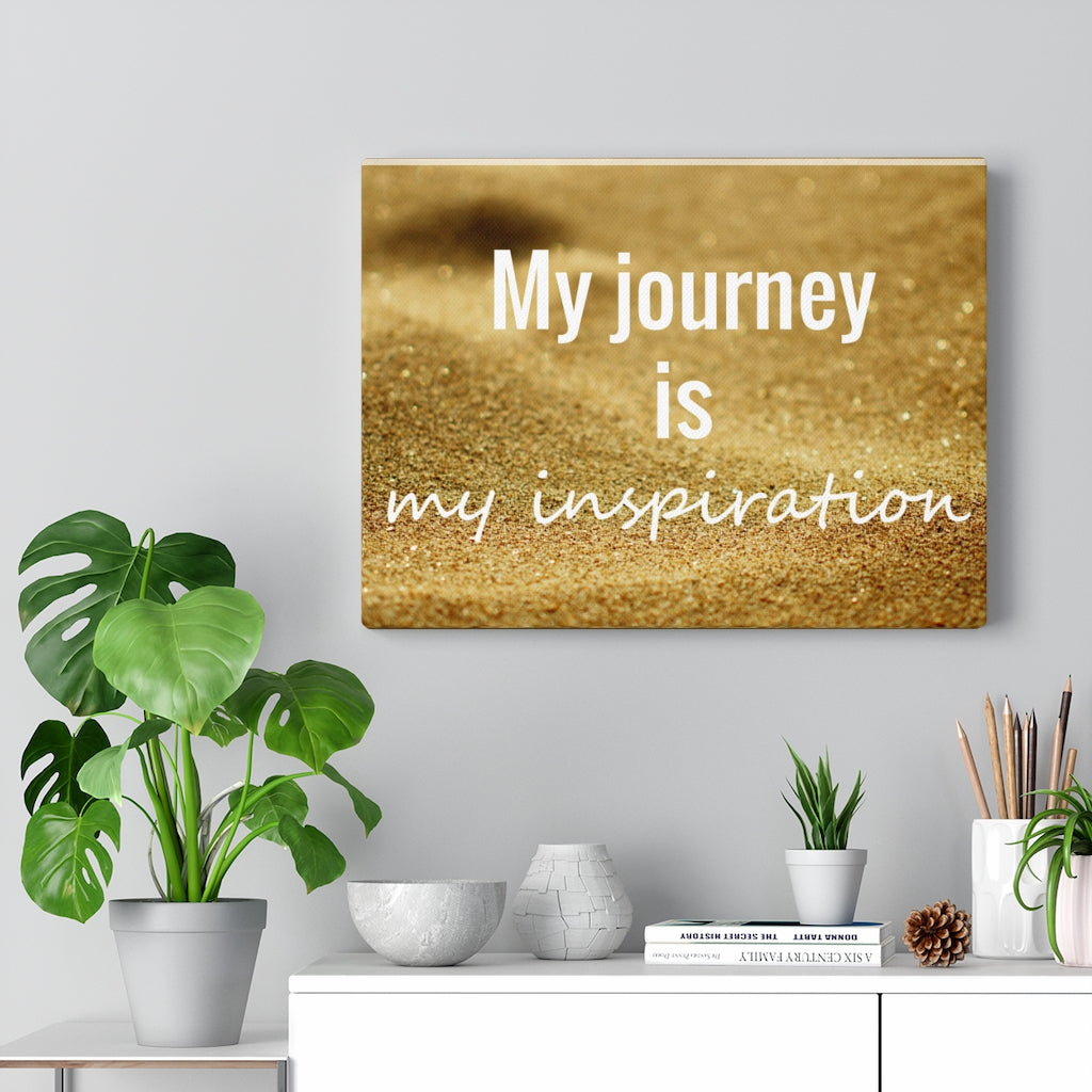 Scripture Walls Inspirational Wall Art My Journey Is My Inspiration Motivational Print Ready to Hang Artwork Unframed-Express Your Love Gifts