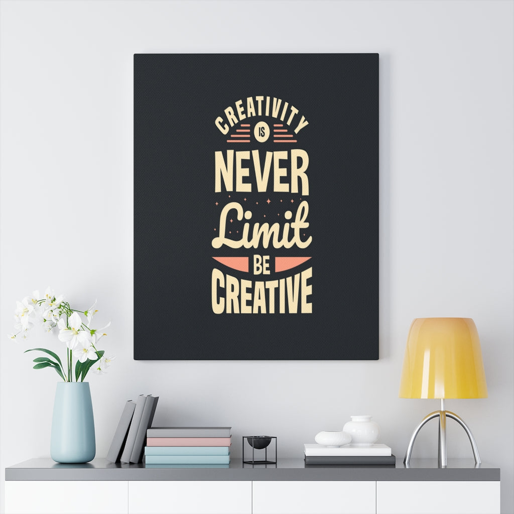 Scripture Walls Inspirational Wall Art Never Limit Be Creative Wall Art Motivation Wall Decor for Home Office Gym Inspiring Success Quote Print Ready to Hang Unframed-Express Your Love Gifts