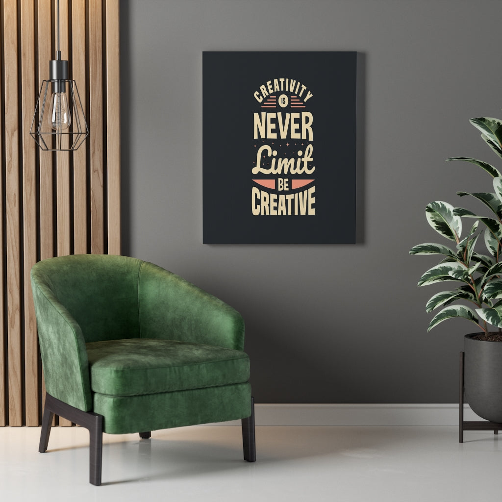 Scripture Walls Inspirational Wall Art Never Limit Be Creative Wall Art Motivation Wall Decor for Home Office Gym Inspiring Success Quote Print Ready to Hang Unframed-Express Your Love Gifts
