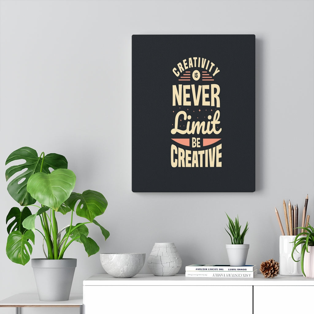 Scripture Walls Inspirational Wall Art Never Limit Be Creative Wall Art Motivation Wall Decor for Home Office Gym Inspiring Success Quote Print Ready to Hang Unframed-Express Your Love Gifts