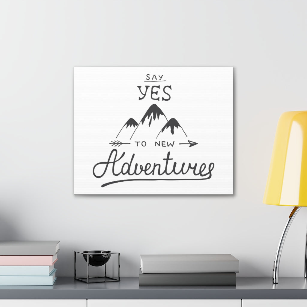 Scripture Walls Inspirational Wall Art New Adventures Motivation Wall Decor for Home Office Gym Inspiring Success Quote Print Ready to Hang Drea Unframed-Express Your Love Gifts