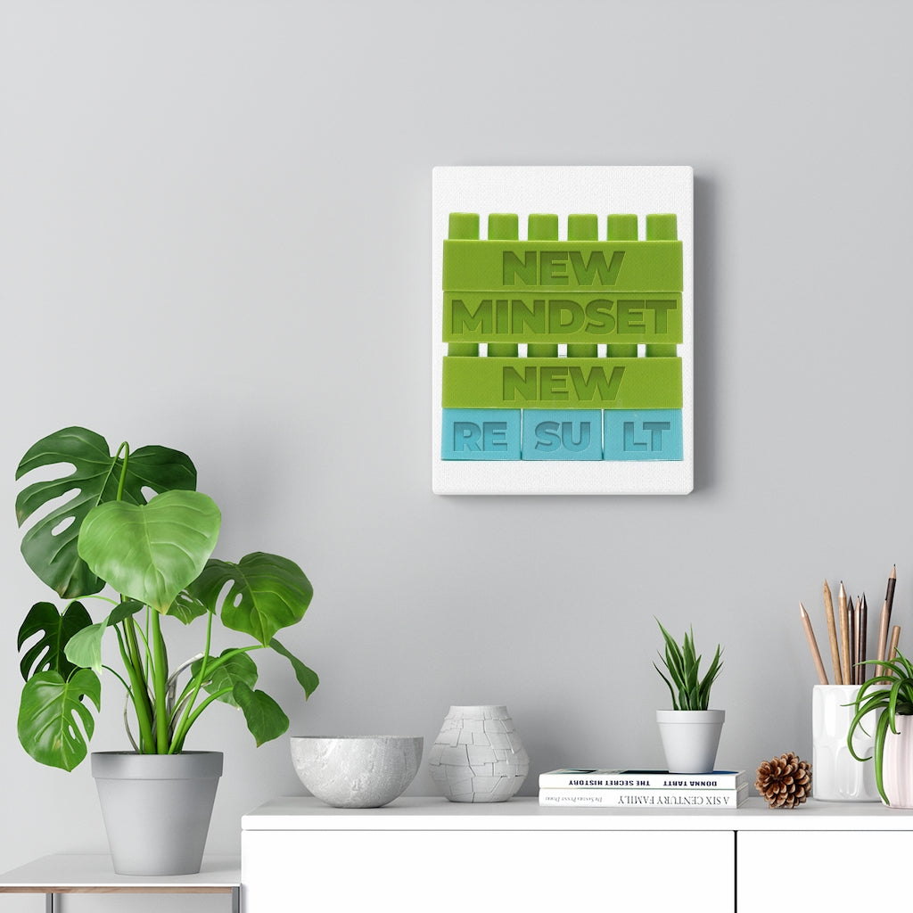 Scripture Walls Inspirational Wall Art New Mindset New Result Motivational Print Ready to Hang Artwork Unframed-Express Your Love Gifts