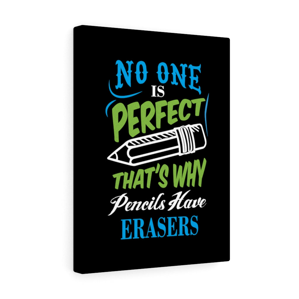 Scripture Walls Inspirational Wall Art No One Is Perfect Wall Art Motivational Motto Inspiring Prints Artwork Decor Ready to Hang Unframed-Express Your Love Gifts