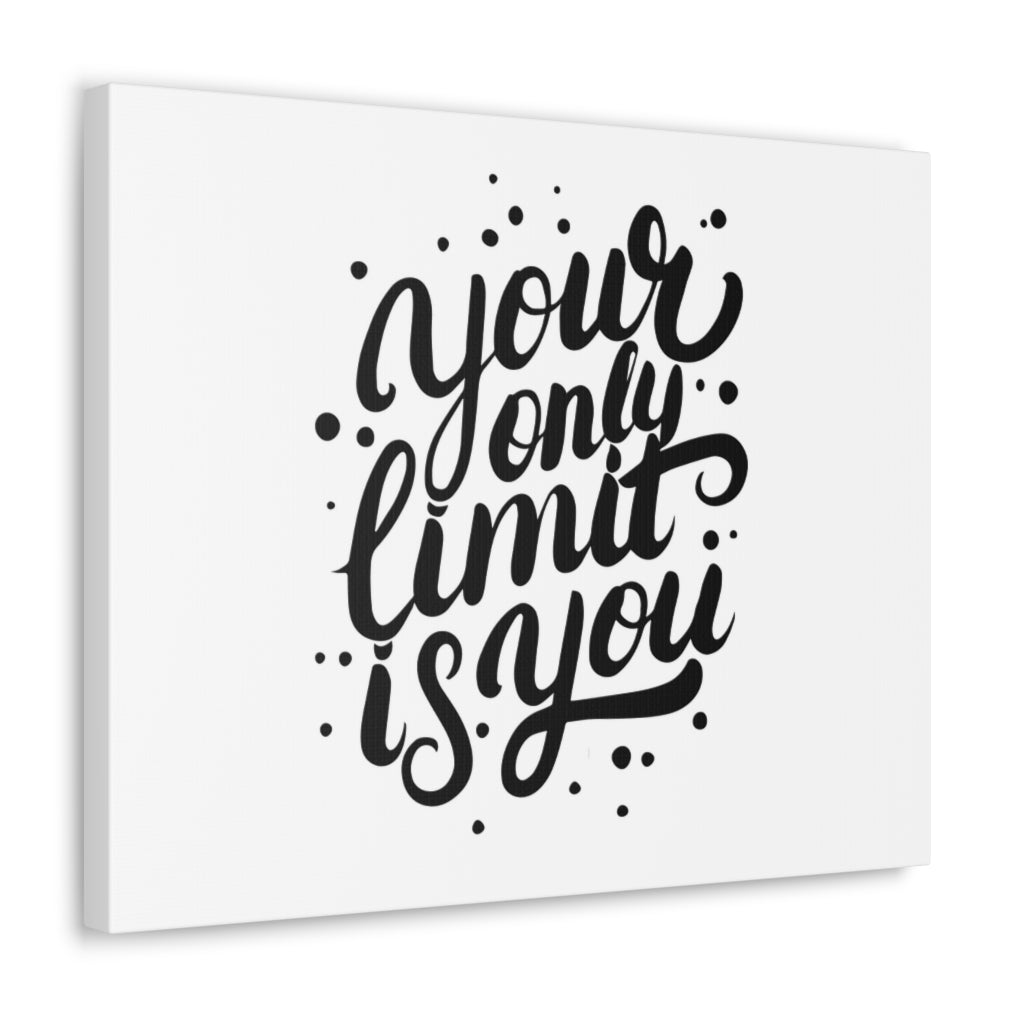 Scripture Walls Inspirational Wall Art Only Limit Motivation Wall Decor for Home Office Gym Inspiring Success Quote Print Ready to Hang Drea Unframed-Express Your Love Gifts