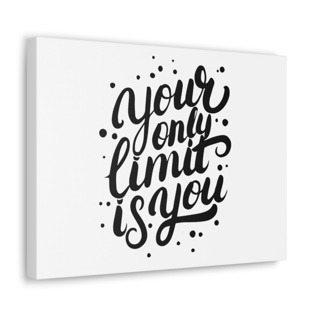 Scripture Walls Inspirational Wall Art Only Limit Motivation Wall Decor for Home Office Gym Inspiring Success Quote Print Ready to Hang Drea Unframed-Express Your Love Gifts