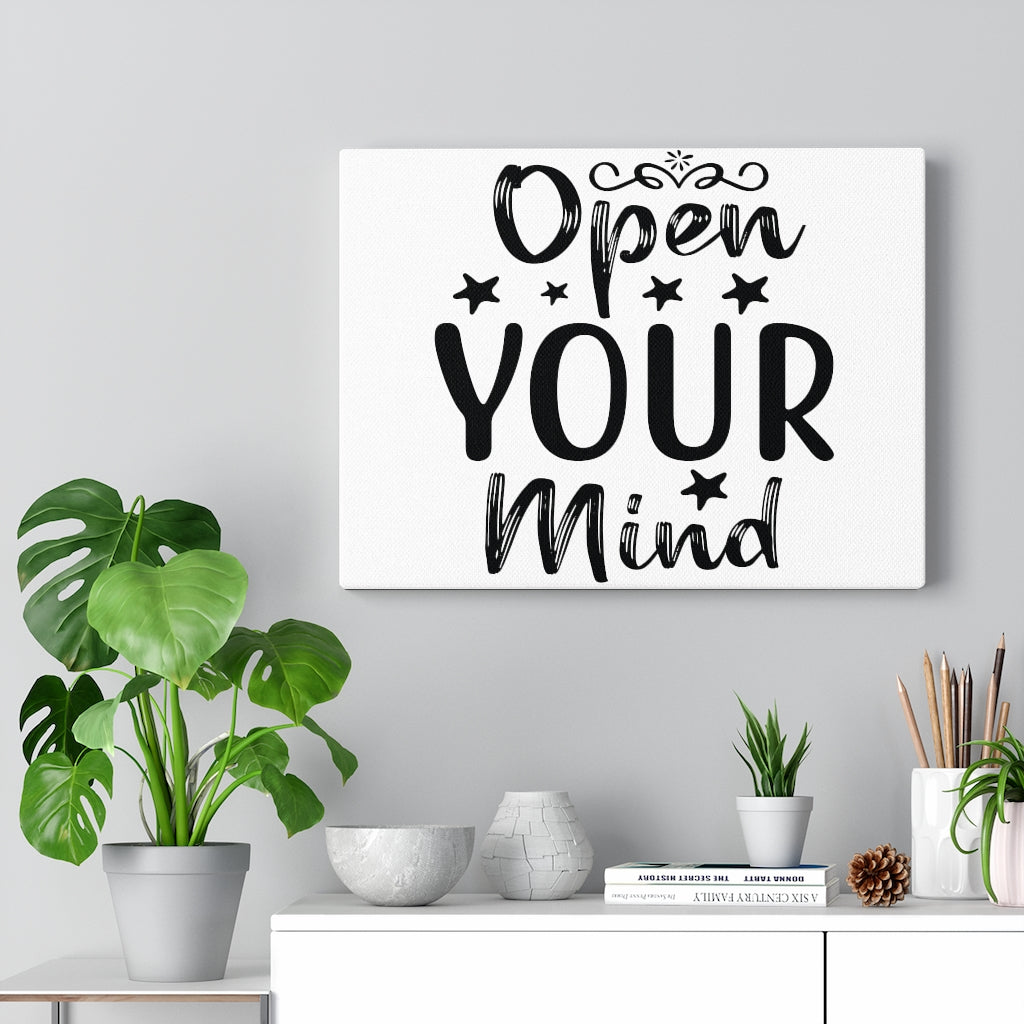 Scripture Walls Inspirational Wall Art Open Your Mind Plain Wall Art Motivation Wall Decor for Home Office Gym Inspiring Success Quote Print Ready to Hang Unframed-Express Your Love Gifts