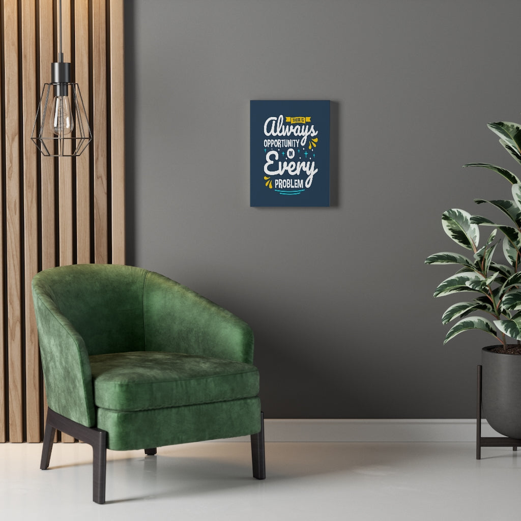 Scripture Walls Inspirational Wall Art Opportunity In Every Problem Wall Art Motivation Wall Decor for Home Office Gym Inspiring Success Quote Print Ready to Hang Unframed-Express Your Love Gifts