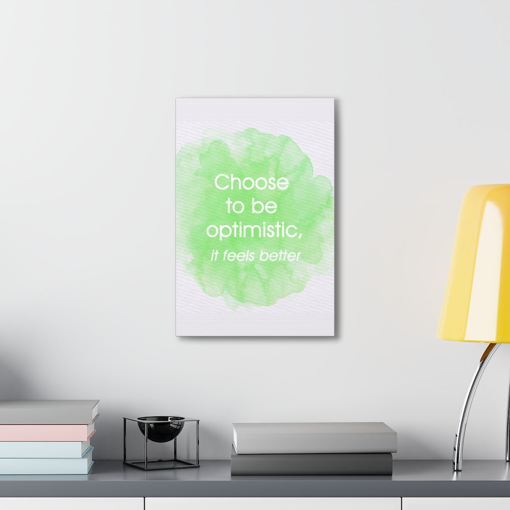 Scripture Walls Inspirational Wall Art Optimistic Feels Better Motivation Wall Decor for Home Office Gym Inspiring Success Quote Print Ready to Hang Unframed-Express Your Love Gifts
