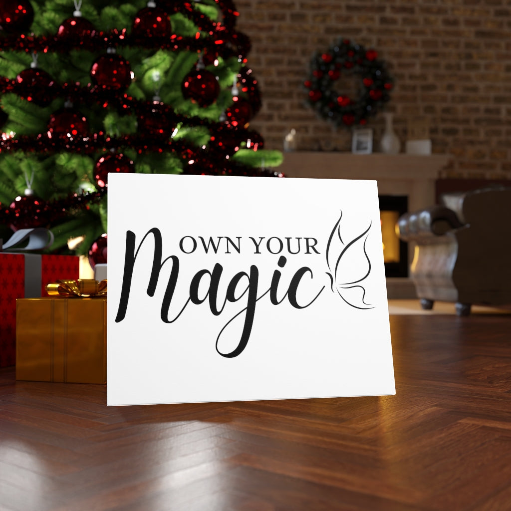 Scripture Walls Inspirational Wall Art Own Your Magic Wall Art Motivation Wall Decor for Home Office Gym Inspiring Success Quote Print Ready to Hang Unframed-Express Your Love Gifts