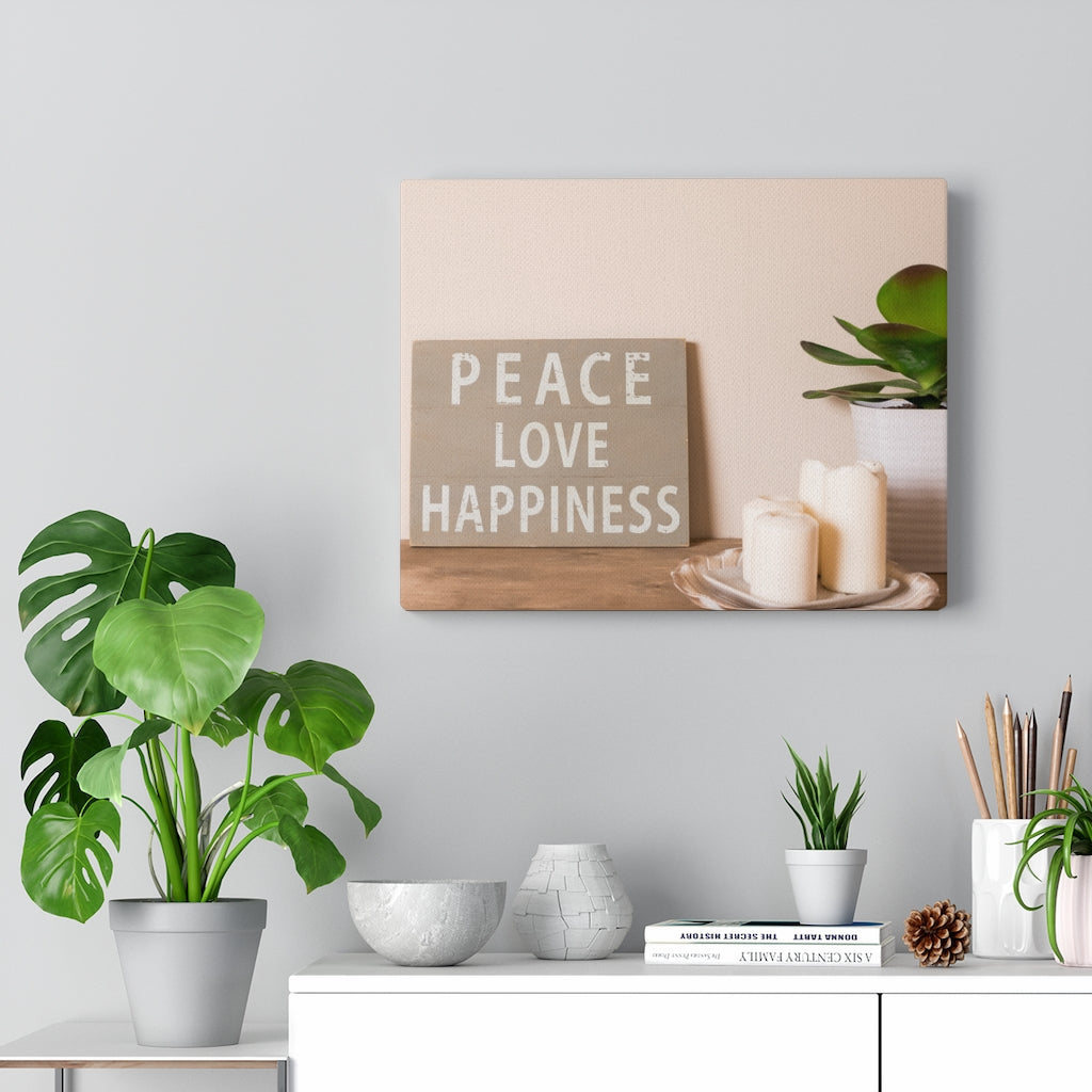 Scripture Walls Inspirational Wall Art Peace Love Happiness Motivational Print Ready to Hang Artwork Unframed-Express Your Love Gifts