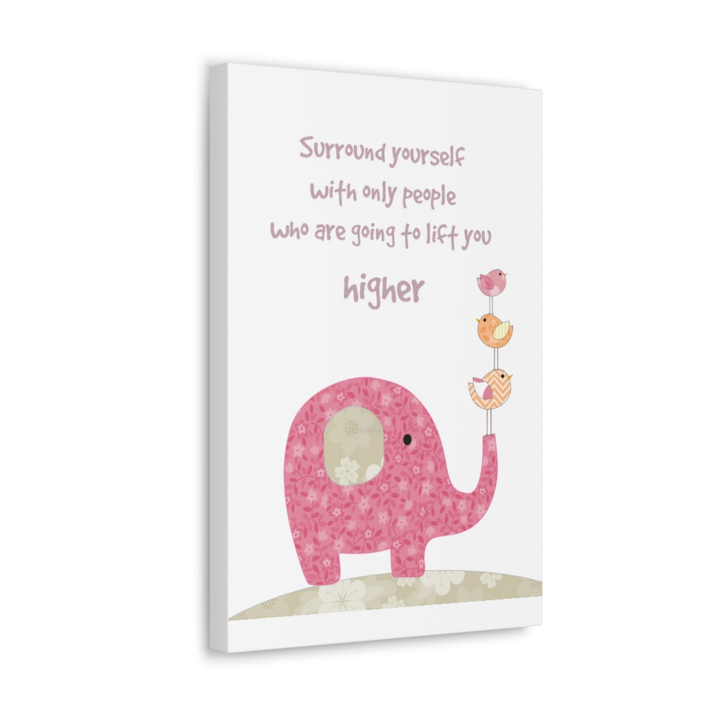 Scripture Walls Inspirational Wall Art People Lift You Higher Motivation Wall Decor for Home Office Gym Inspiring Success Quote Print Ready to Hang Unframed-Express Your Love Gifts