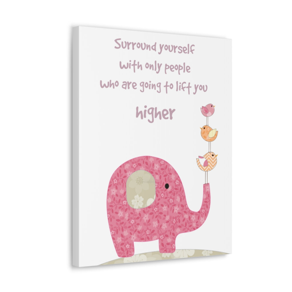 Scripture Walls Inspirational Wall Art People Lift You Higher Motivation Wall Decor for Home Office Gym Inspiring Success Quote Print Ready to Hang Unframed-Express Your Love Gifts