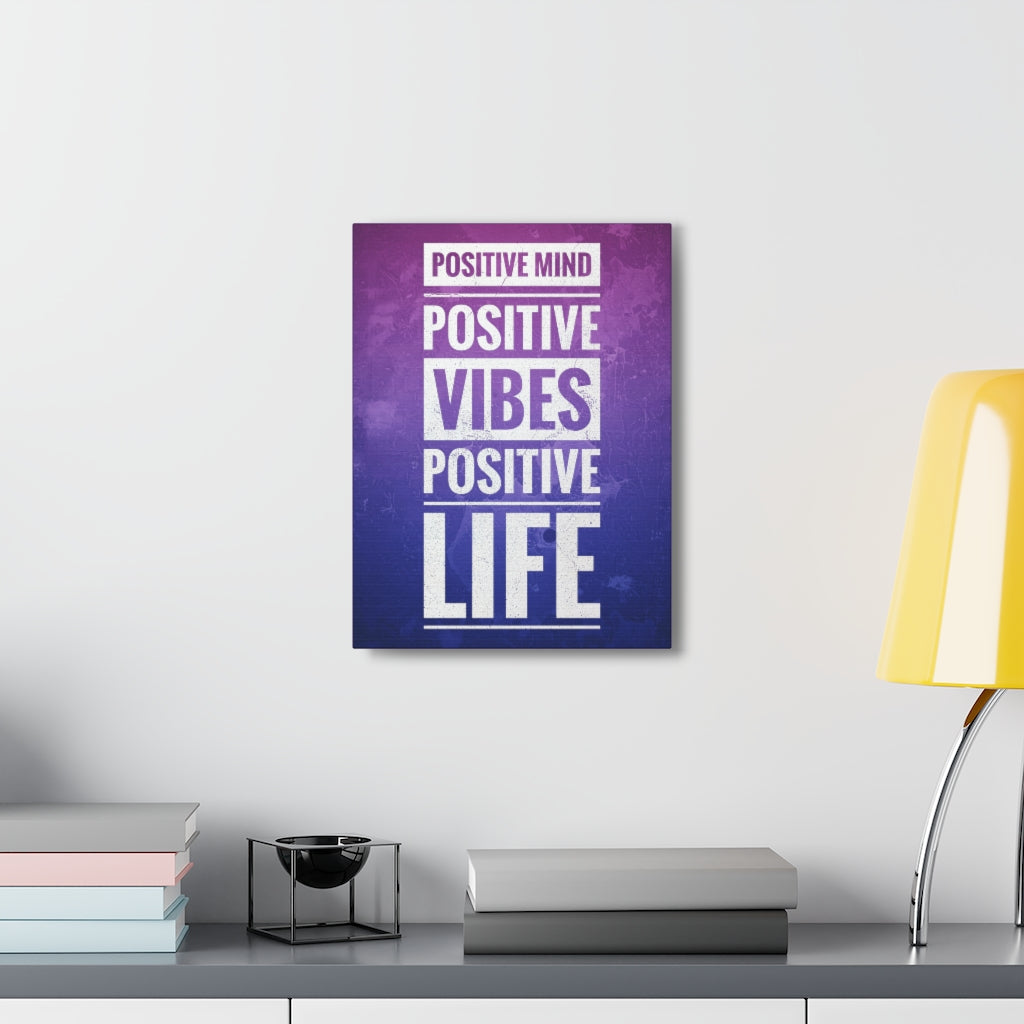 Scripture Walls Inspirational Wall Art Positive Mind Positive Life Motivation Wall Decor for Home Office Gym Inspiring Success Quote Print Ready to Hang Unframed-Express Your Love Gifts