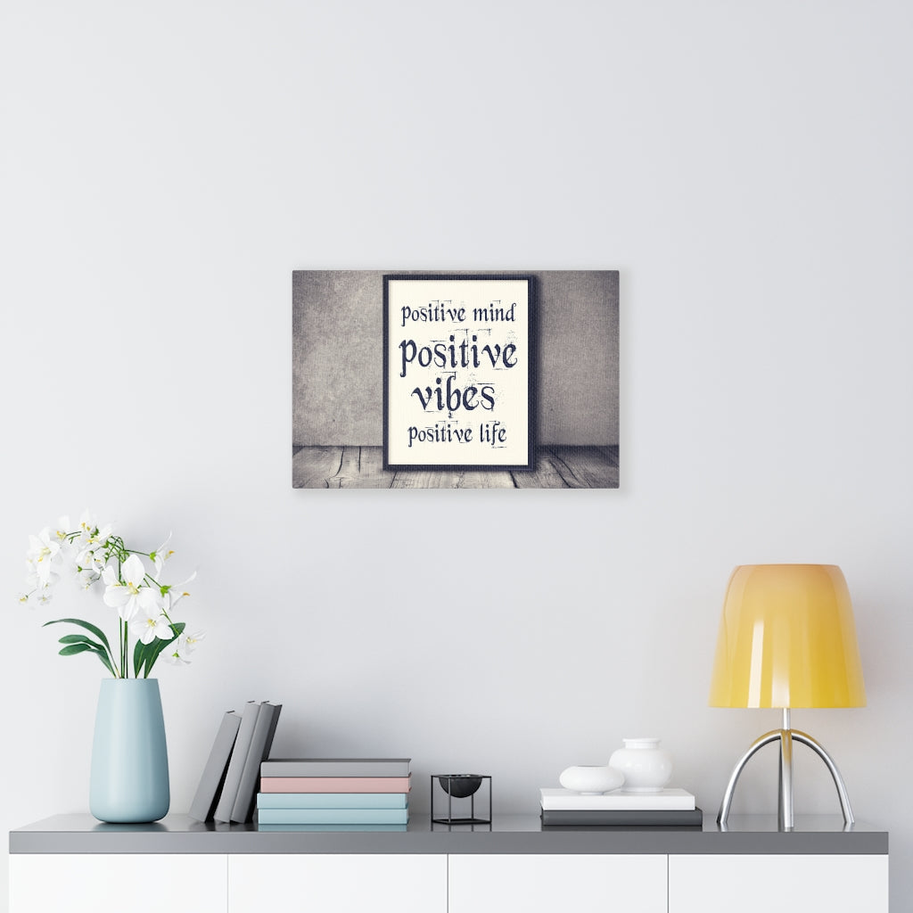 Scripture Walls Inspirational Wall Art Positive Mind Positive Vibes Motivational Print Ready to Hang Artwork Unframed-Express Your Love Gifts