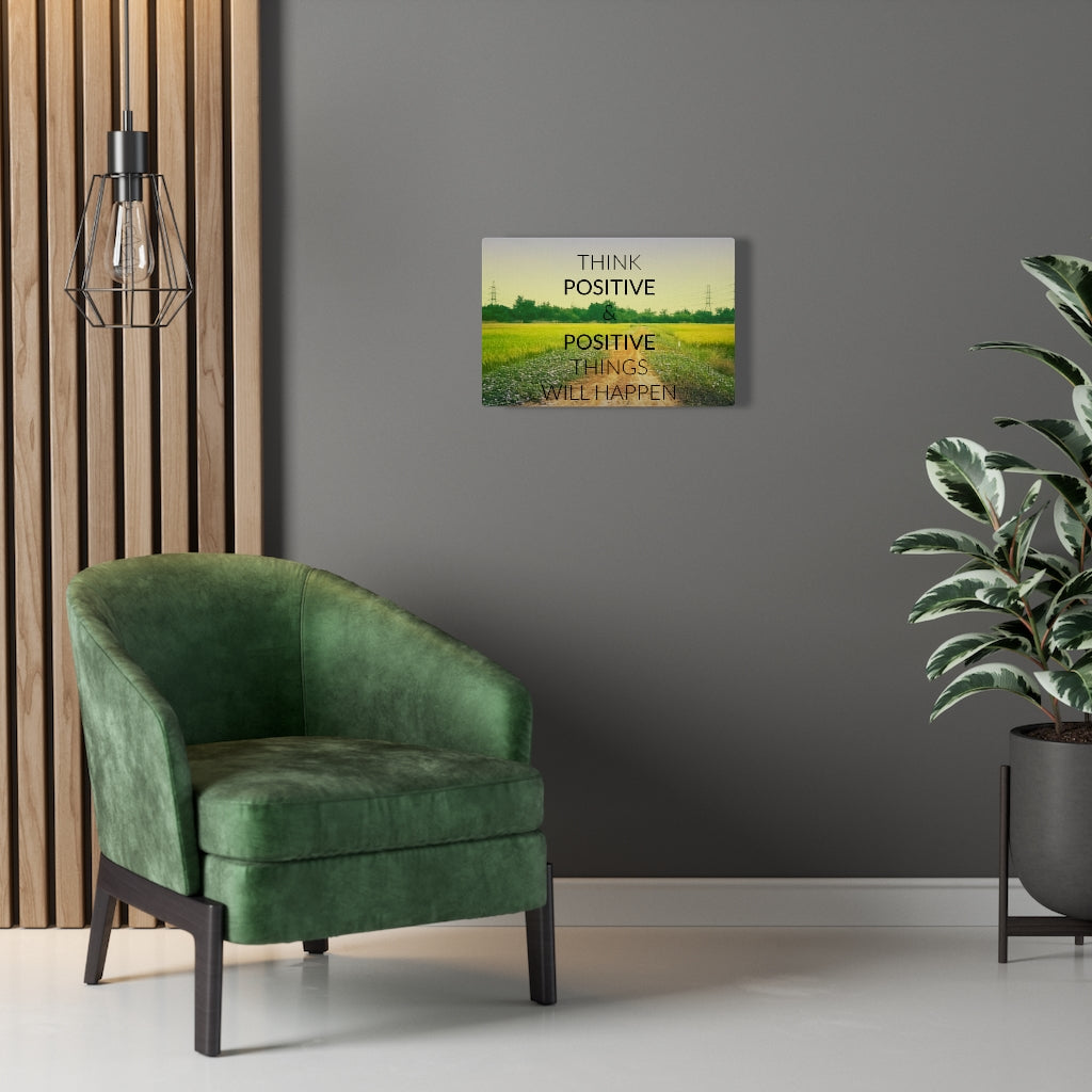 Scripture Walls Inspirational Wall Art Positive Things Will Happen Motivational Print Ready to Hang Artwork Unframed-Express Your Love Gifts