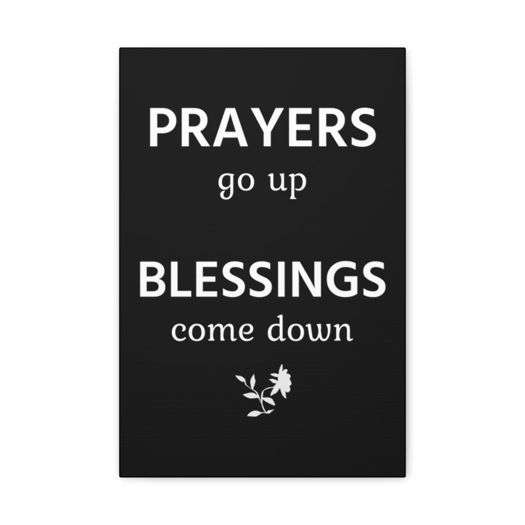 Scripture Walls Inspirational Wall Art Prayers Go Up Motivation Wall Decor for Home Office Gym Inspiring Success Quote Print Ready to Hang Unframed-Express Your Love Gifts
