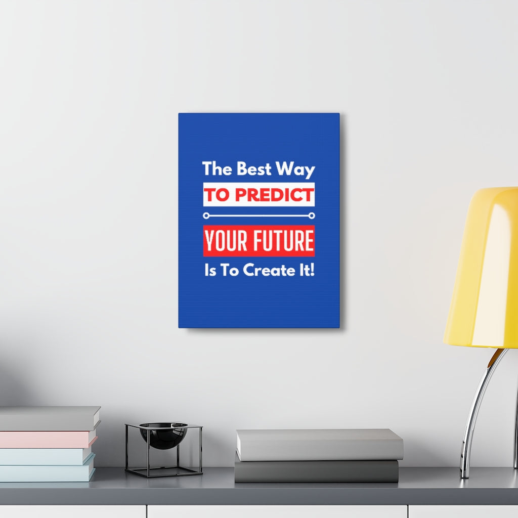 Scripture Walls Inspirational Wall Art Predict Your Future Motivation Wall Decor for Home Office Gym Inspiring Success Quote Print Ready to Hang Unframed-Express Your Love Gifts