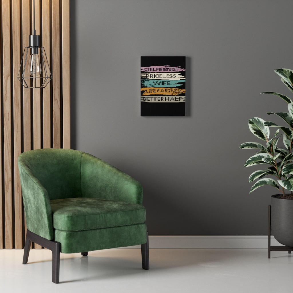 Scripture Walls Inspirational Wall Art Priceless Wife Life Partner Wall Art Motivation Wall Decor for Home Office Gym Inspiring Success Quote Print Ready to Hang Unframed-Express Your Love Gifts
