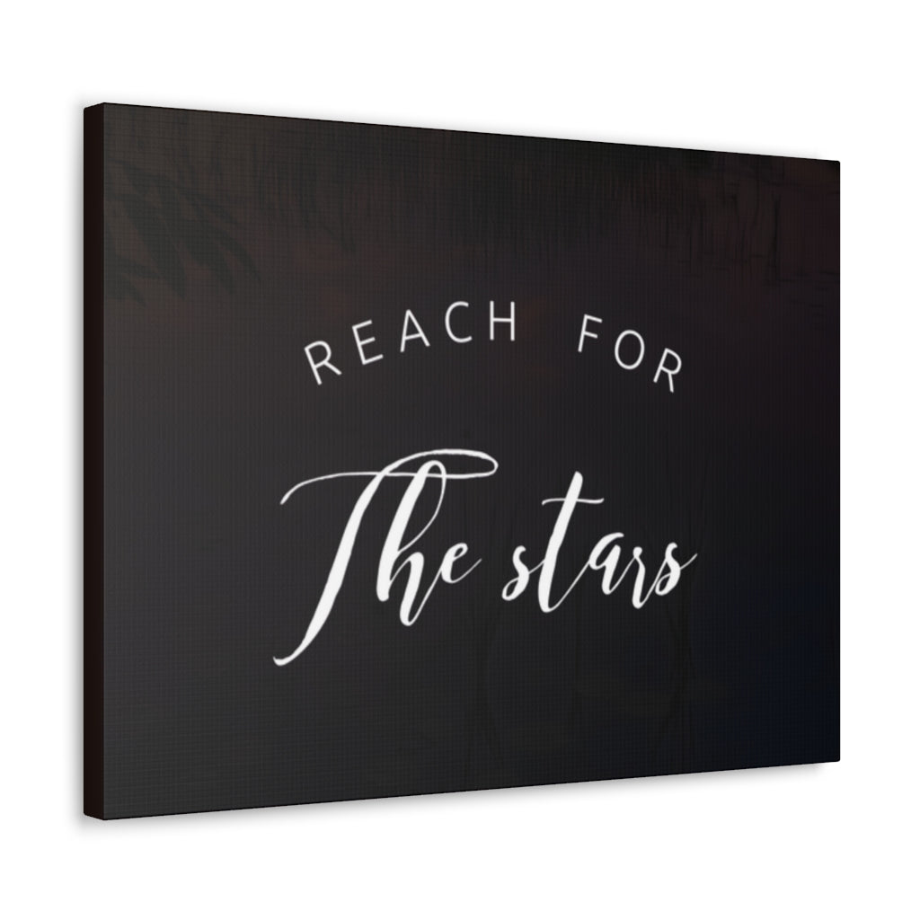 Scripture Walls Inspirational Wall Art Reach For The Stars Motivation Wall Decor for Home Office Gym Inspiring Success Quote Print Ready to Hang Unframed-Express Your Love Gifts