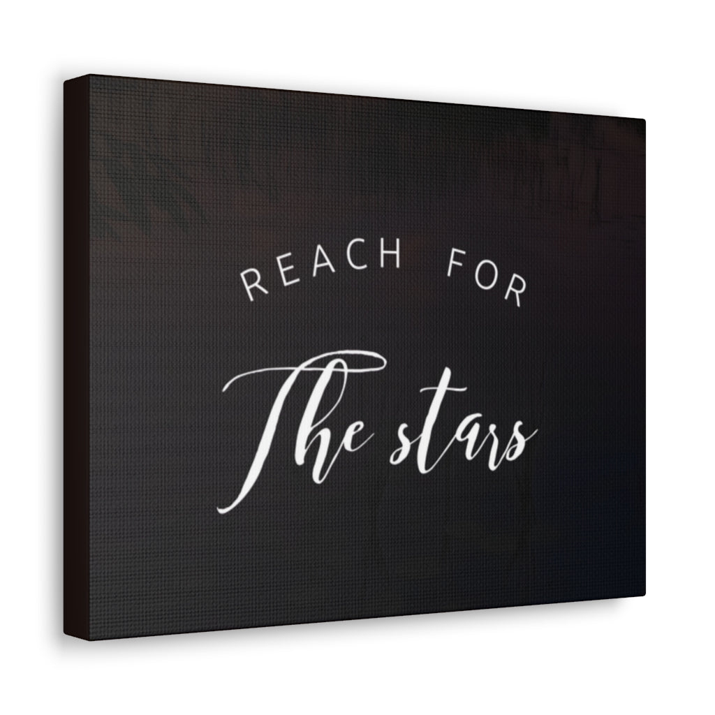 Scripture Walls Inspirational Wall Art Reach For The Stars Motivation Wall Decor for Home Office Gym Inspiring Success Quote Print Ready to Hang Unframed-Express Your Love Gifts