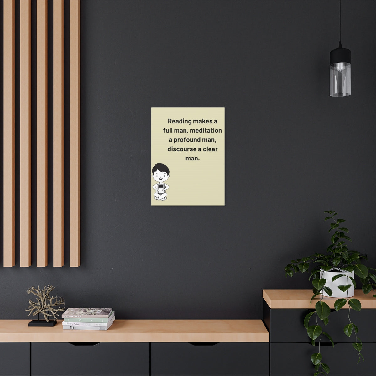 Scripture Walls Inspirational Wall Art Reading Makes A Full Man Motivation Wall Decor for Home Office Gym Inspiring Success Quote Print Ready to Hang Unframed-Express Your Love Gifts