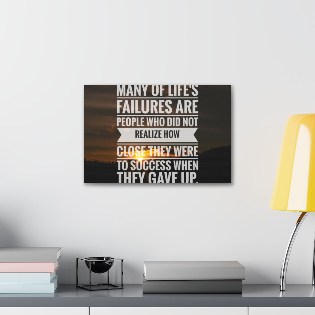 Scripture Walls Inspirational Wall Art Realize How Success Motivation Wall Decor for Home Office Gym Inspiring Success Quote Print Ready to Hang Unframed-Express Your Love Gifts