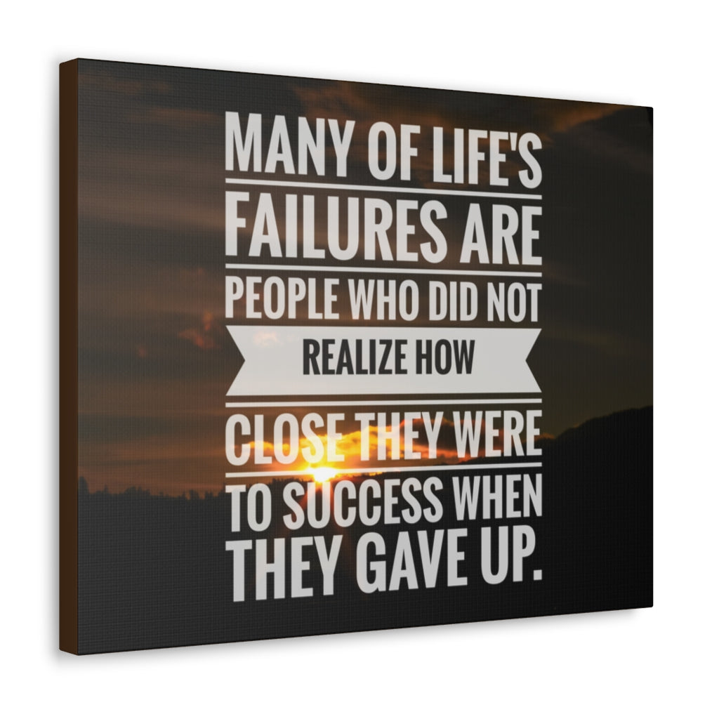 Scripture Walls Inspirational Wall Art Realize How Success Motivation Wall Decor for Home Office Gym Inspiring Success Quote Print Ready to Hang Unframed-Express Your Love Gifts