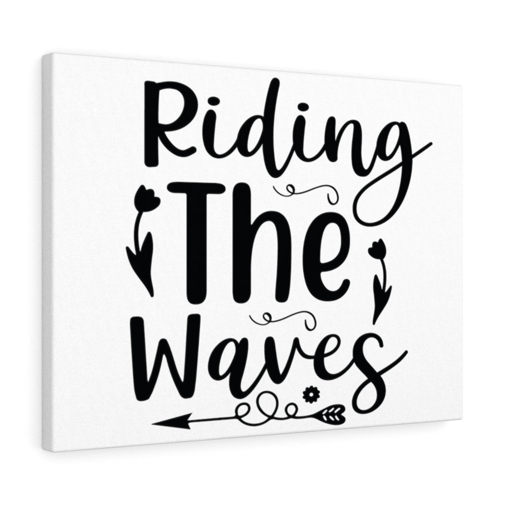 Scripture Walls Inspirational Wall Art Riding The Waves Wall Art Motivation Wall Decor for Home Office Gym Inspiring Success Quote Print Ready to Hang Unframed-Express Your Love Gifts