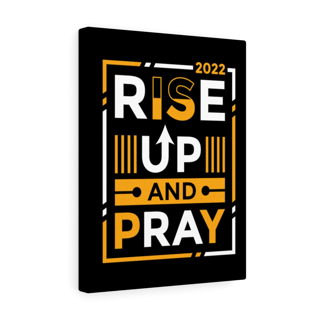 Scripture Walls Inspirational Wall Art Rise Up And Pray Wall Art Motivation Wall Decor for Home Office Gym Inspiring Success Quote Print Ready to Hang Unframed-Express Your Love Gifts