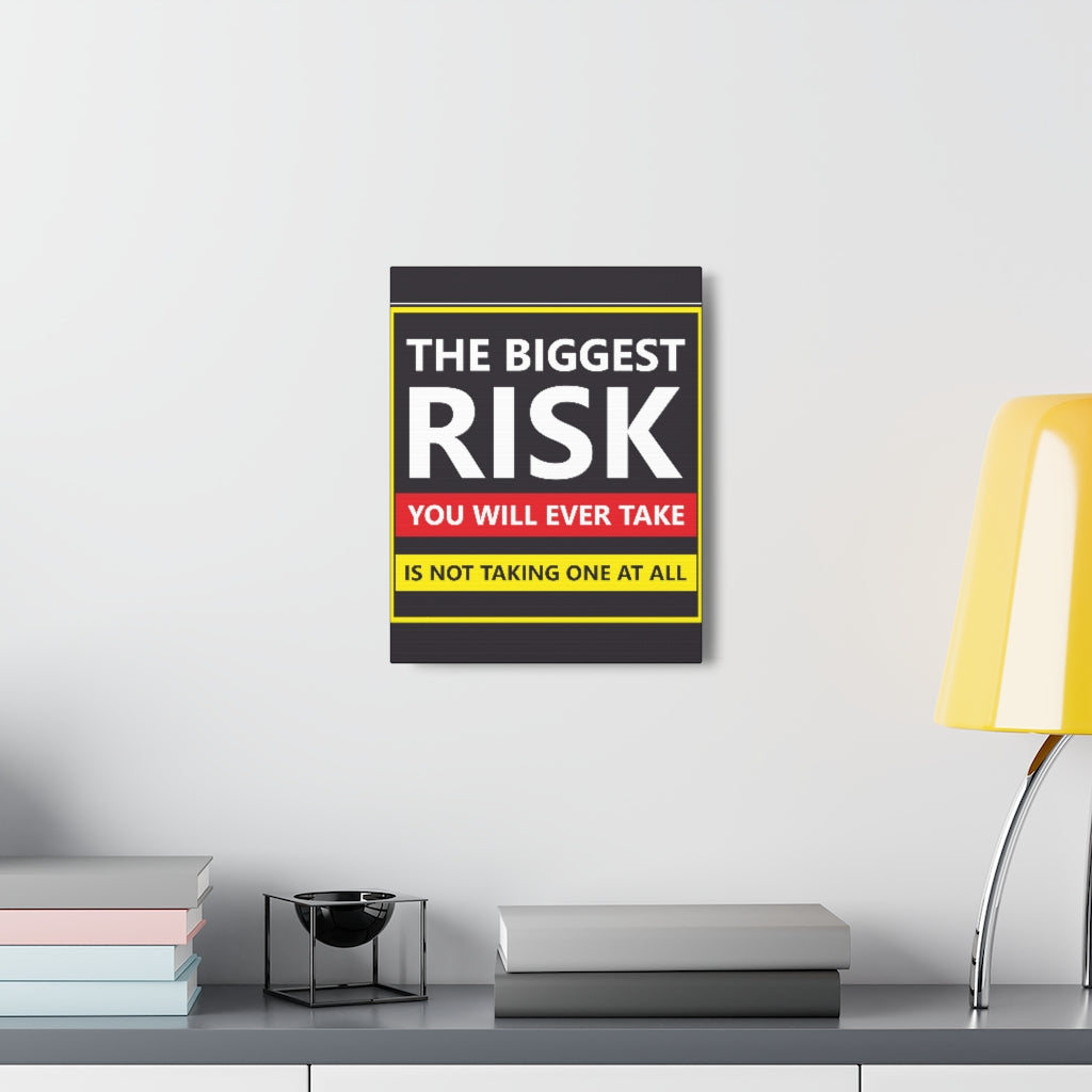Scripture Walls Inspirational Wall Art Risk You Will Take Motivation Wall Decor for Home Office Gym Inspiring Success Quote Print Ready to Hang Unframed-Express Your Love Gifts