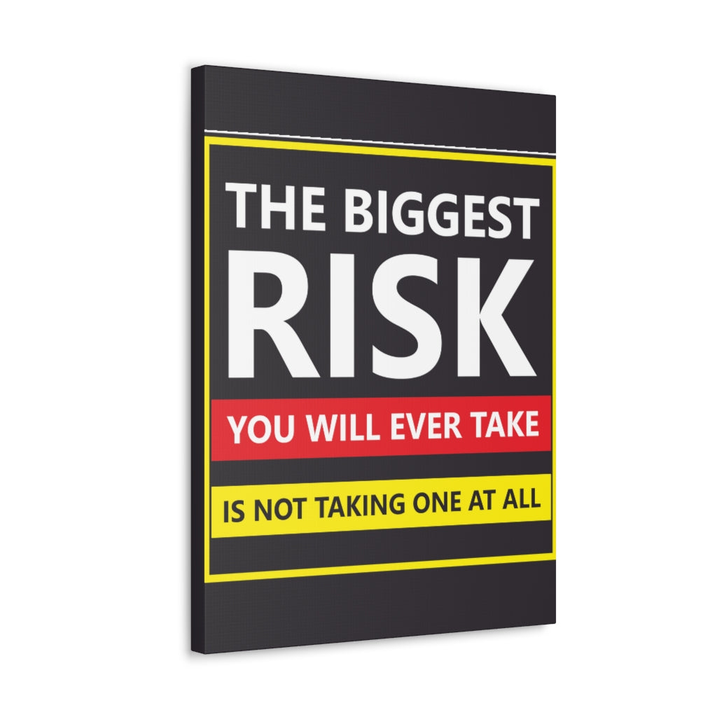 Scripture Walls Inspirational Wall Art Risk You Will Take Motivation Wall Decor for Home Office Gym Inspiring Success Quote Print Ready to Hang Unframed-Express Your Love Gifts