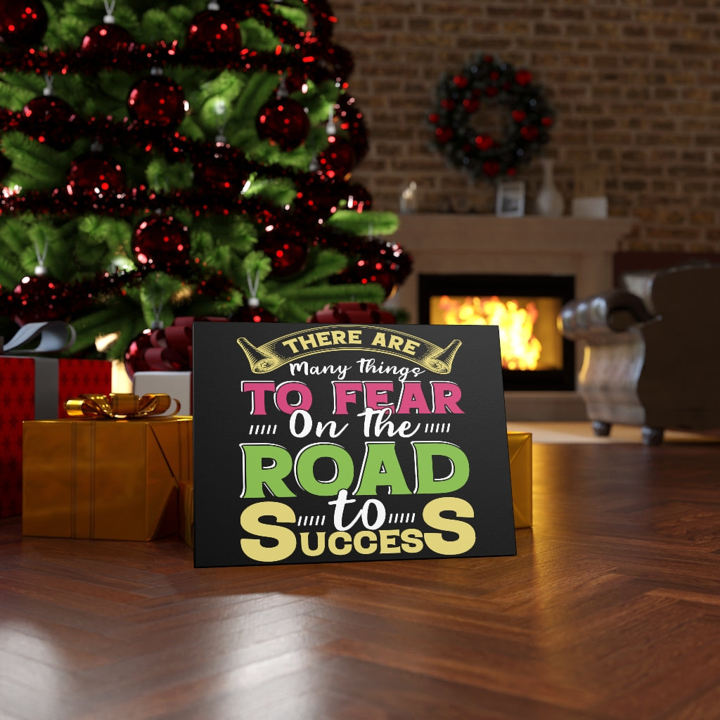 Scripture Walls Inspirational Wall Art Road To Success Wall Art Motivation Wall Decor for Home Office Gym Inspiring Success Quote Print Ready to Hang Unframed-Express Your Love Gifts