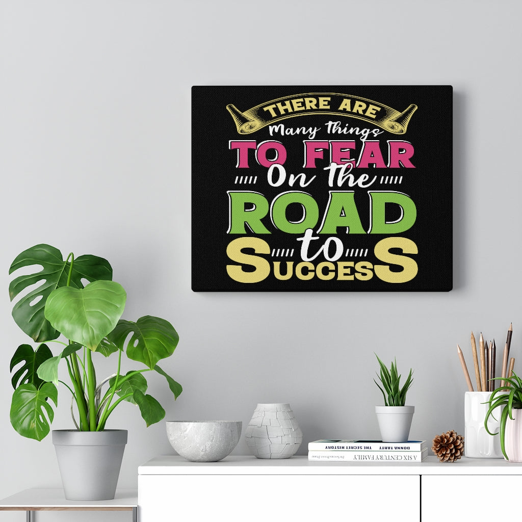 Scripture Walls Inspirational Wall Art Road To Success Wall Art Motivation Wall Decor for Home Office Gym Inspiring Success Quote Print Ready to Hang Unframed-Express Your Love Gifts