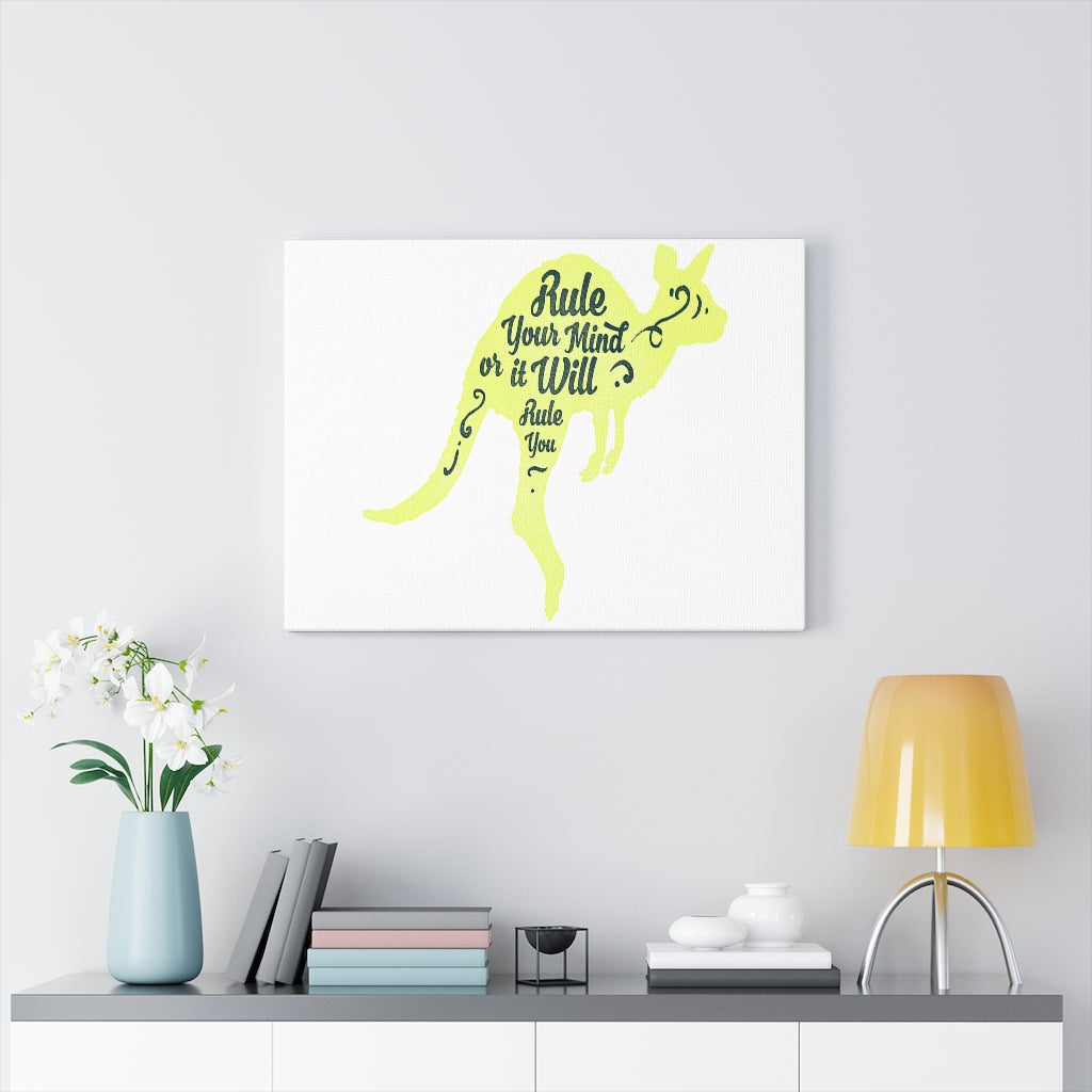 Scripture Walls Inspirational Wall Art Rule Your Mind Wall Art Motivation Wall Decor for Home Office Gym Inspiring Success Quote Print Ready to Hang Unframed-Express Your Love Gifts
